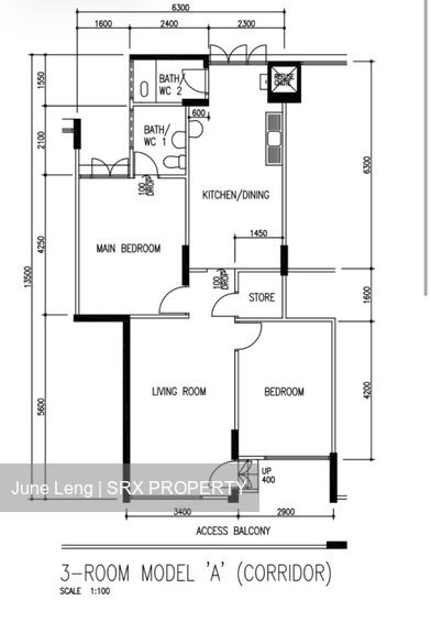 Blk 259 Tampines Street 21 (Tampines), HDB 3 Rooms #556270251